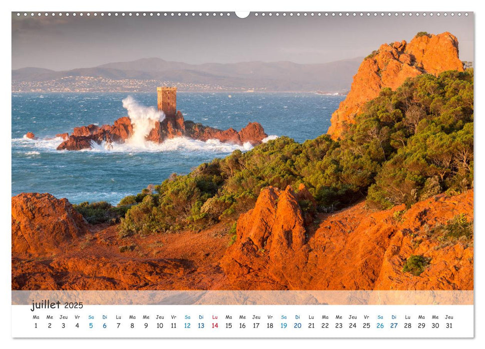 L'île d'Or (CALVENDO Calendrier supérieur 2025)