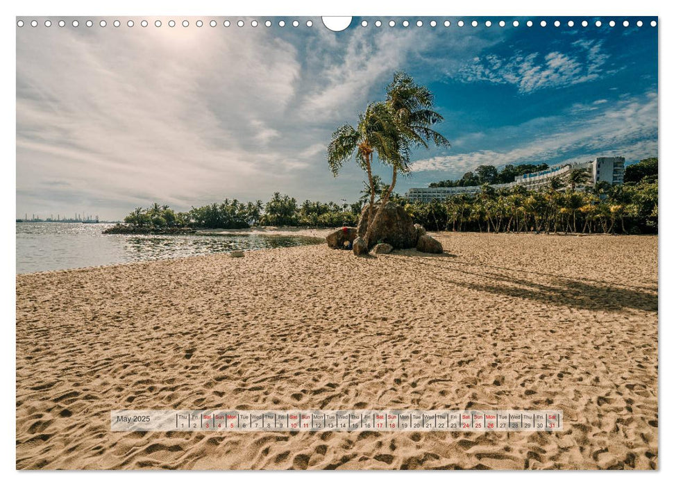 Discover Singapore (CALVENDO Monthly Calendar 2025)