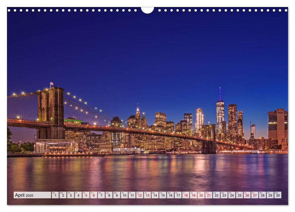 New York City Perspectives (CALVENDO Monthly Calendar 2025)