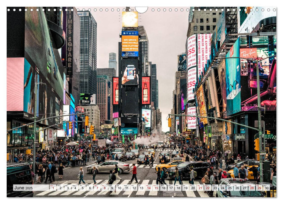 New York City Perspectives (CALVENDO Monthly Calendar 2025)