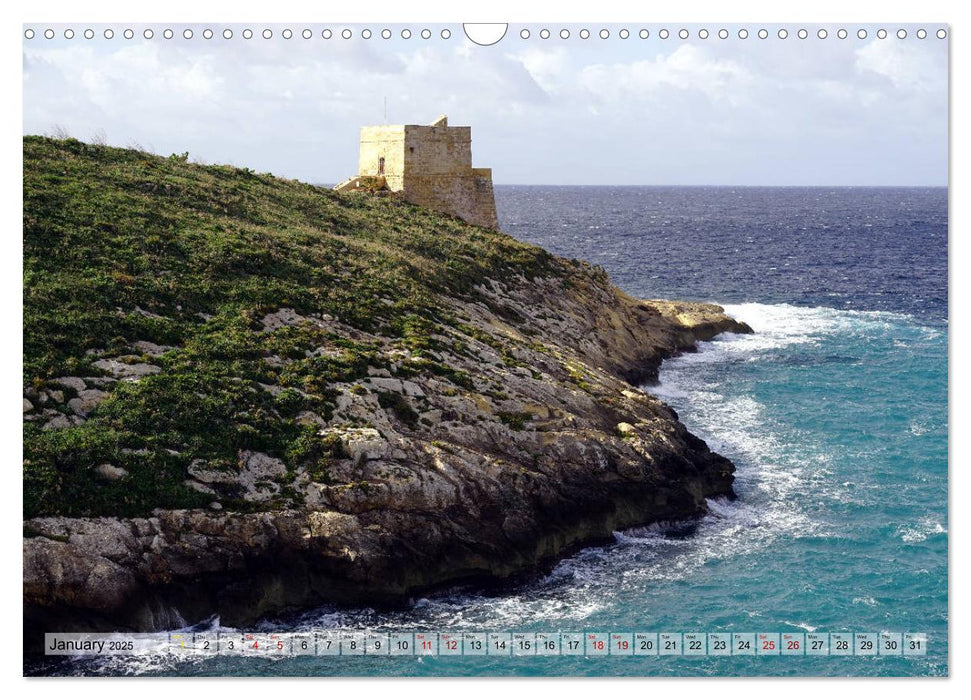 Gozo - Malta's little sister island (CALVENDO Monthly Calendar 2025)