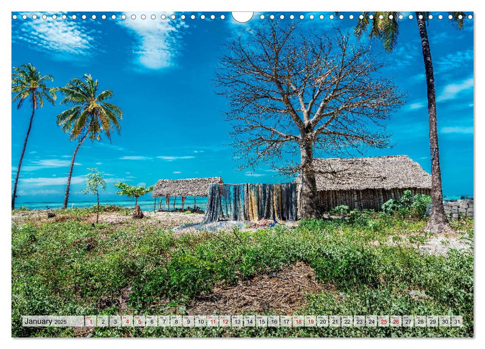 Welcome to Zanzibar (CALVENDO Monthly Calendar 2025)