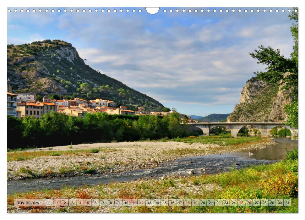 Les Cévennes typiques (CALVENDO Calendrier mensuel 2025)