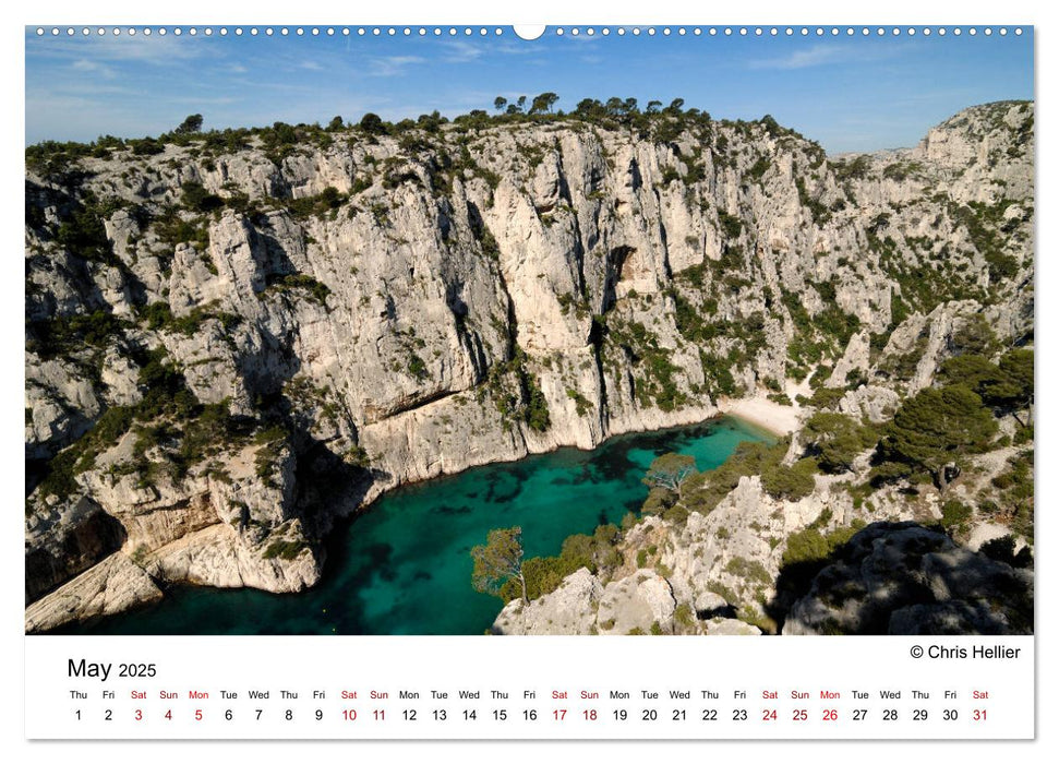 Best Beaches of Provence and the Côte d'Azur (CALVENDO Premium-Calendar 2025)