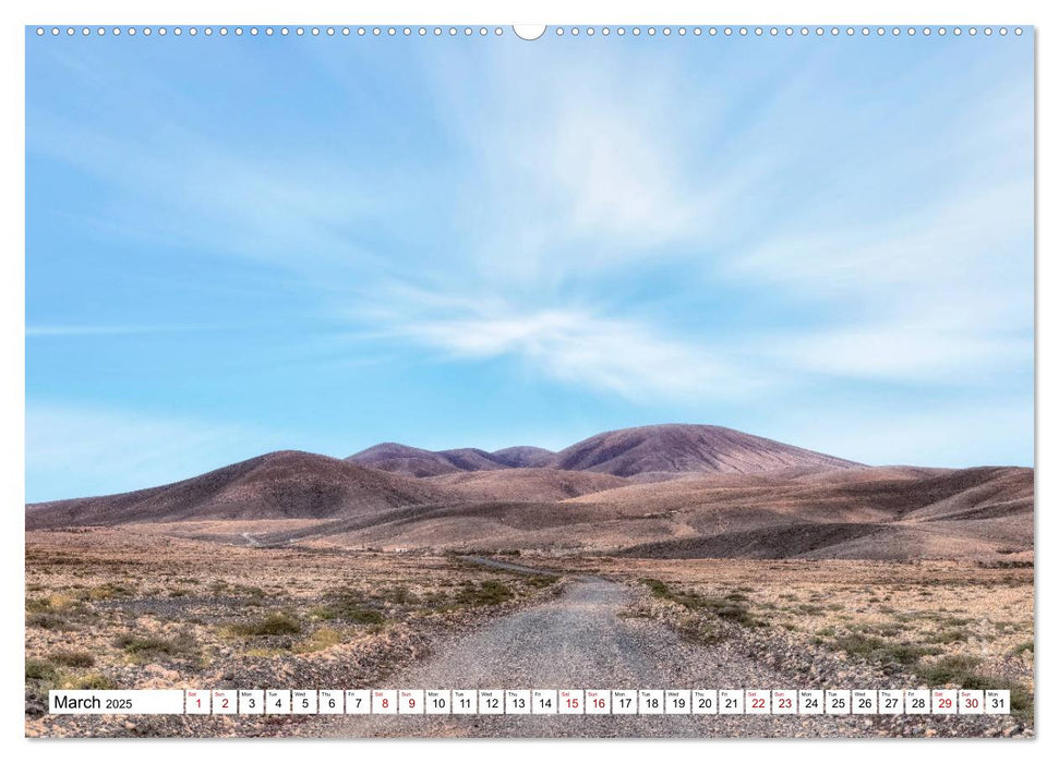 Fuerteventura, the untamed Canary Island (CALVENDO Premium-Calendar 2025)