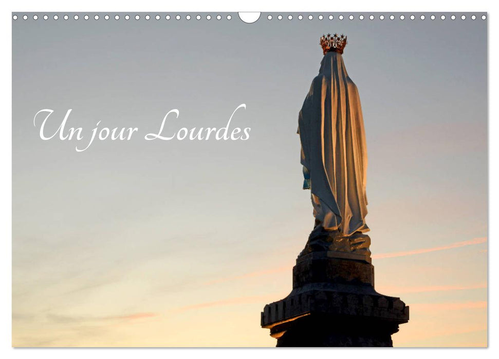 Un jour Lourdes (CALVENDO Calendrier mensuel 2025)