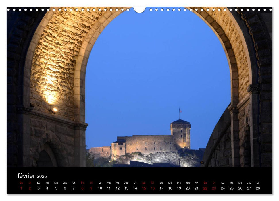 Un jour Lourdes (CALVENDO Calendrier mensuel 2025)