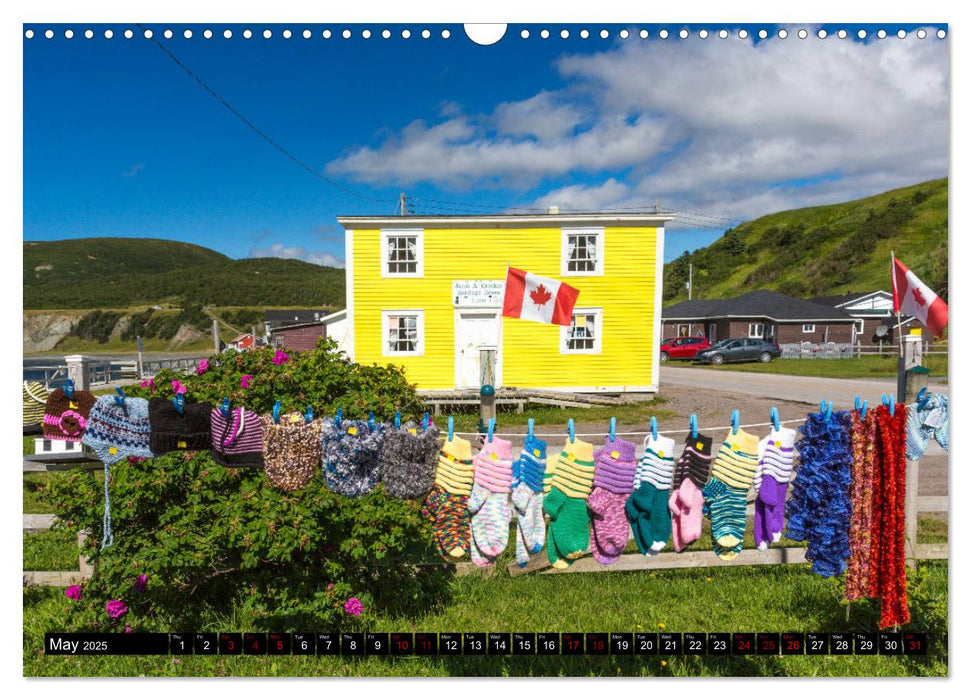 Island of Newfoundland (CALVENDO Monthly Calendar 2025)