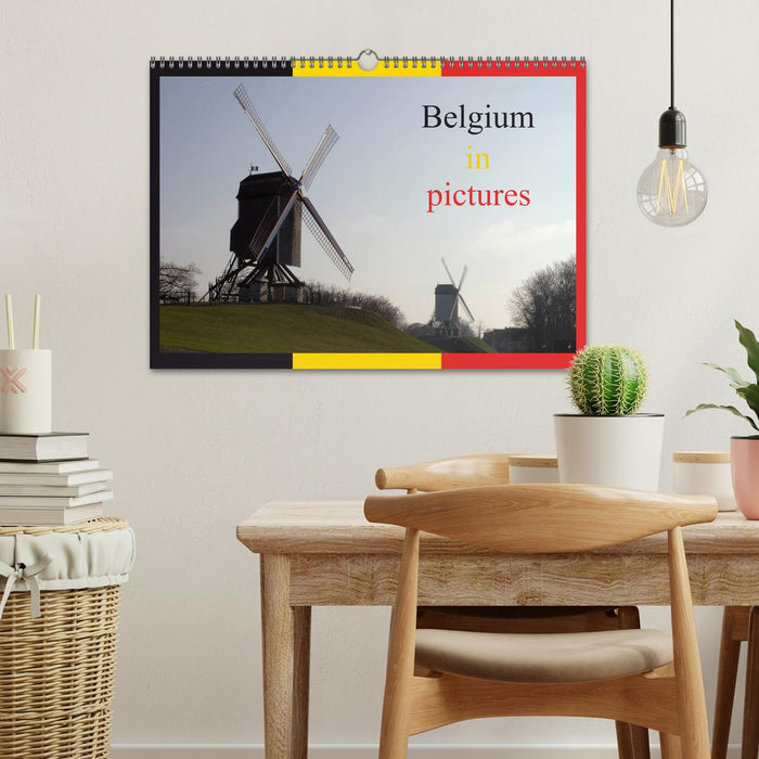 Belgium in pictures (CALVENDO Monthly Calendar 2025)