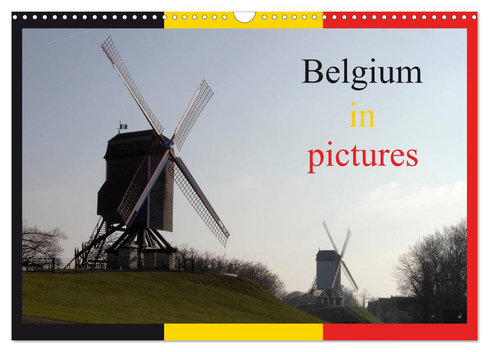 Belgium in pictures (CALVENDO Monthly Calendar 2025)