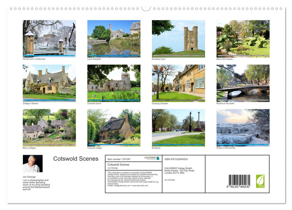 Cotswold Scenes (CALVENDO Premium-Calendar 2025)