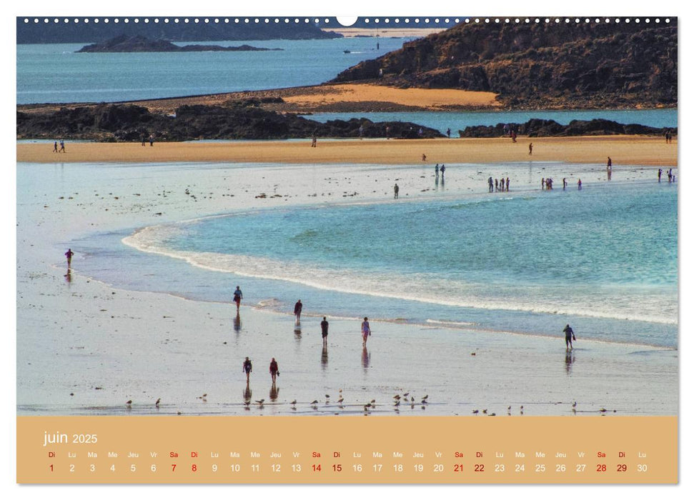 Sillonnez la plage (CALVENDO Calendrier supérieur 2025)