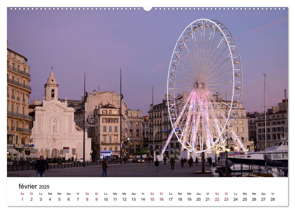 Marseille Côte et Corniche (CALVENDO Calendrier supérieur 2025)