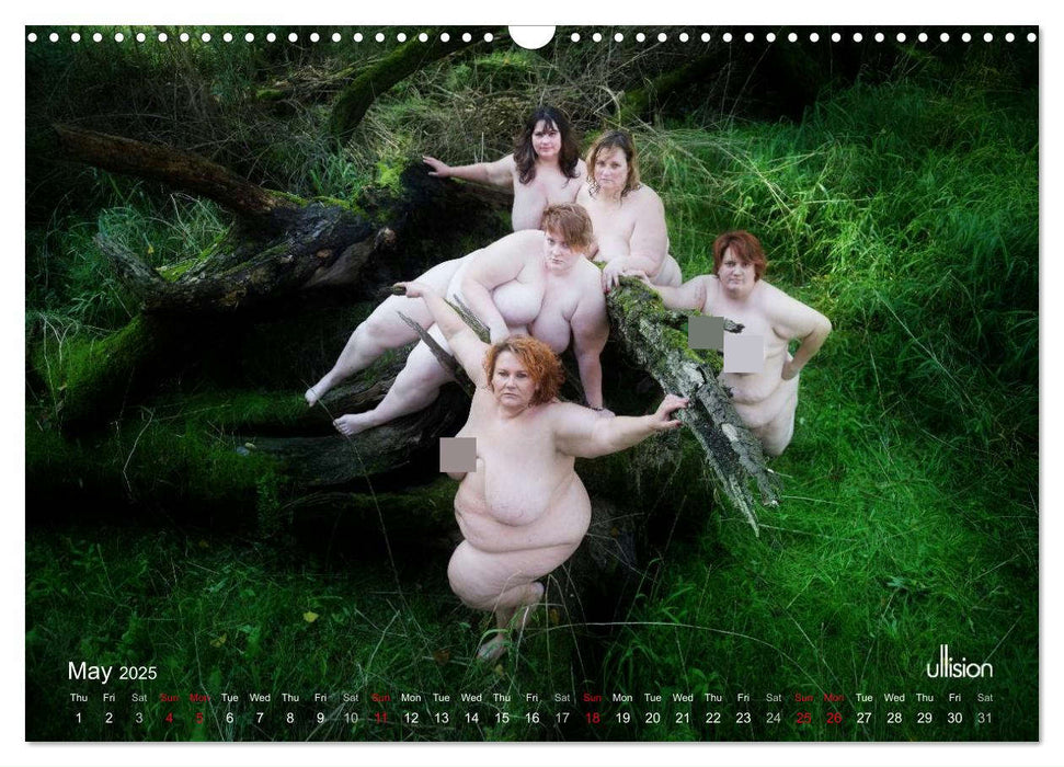 Mothers of earth- life can be so voluptuous (CALVENDO Monthly Calendar 2025)