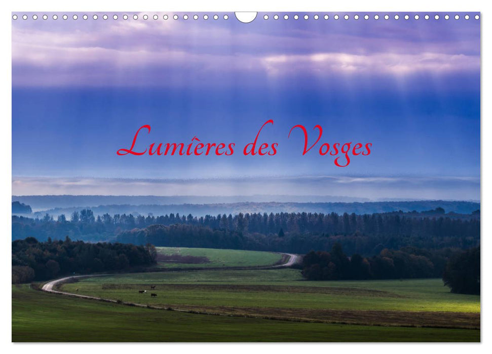 Lumières des Vosges (CALVENDO Calendrier mensuel 2025)