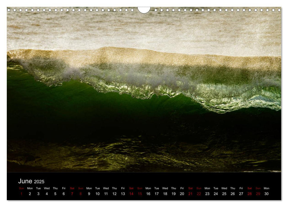 Cornish Surf and Storms (CALVENDO Monthly Calendar 2025)