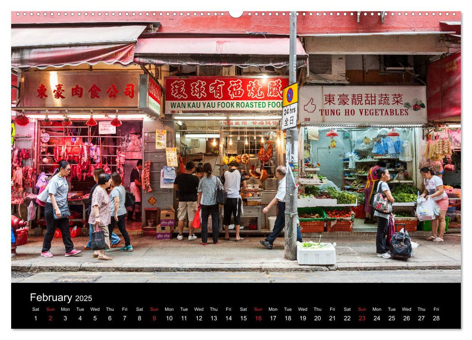 Hong Kong Storefronts (CALVENDO Premium-Calendar 2025)