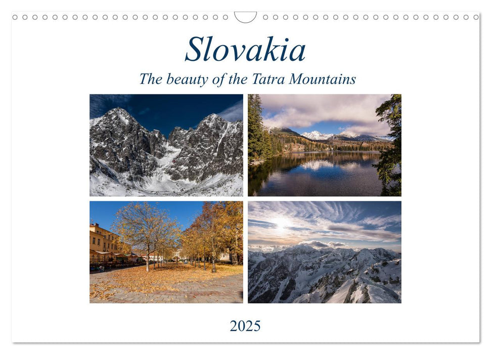 Slovakia - The beauty of the Tatra mountains (CALVENDO Monthly Calendar 2025)