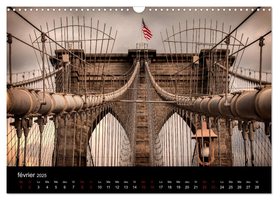 Balade New-Yorkaise, Manhattan (CALVENDO Calendrier mensuel 2025)