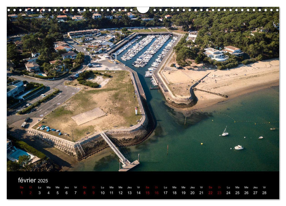 Les Ports du Bassin d'Arcachon (CALVENDO Calendrier mensuel 2025)