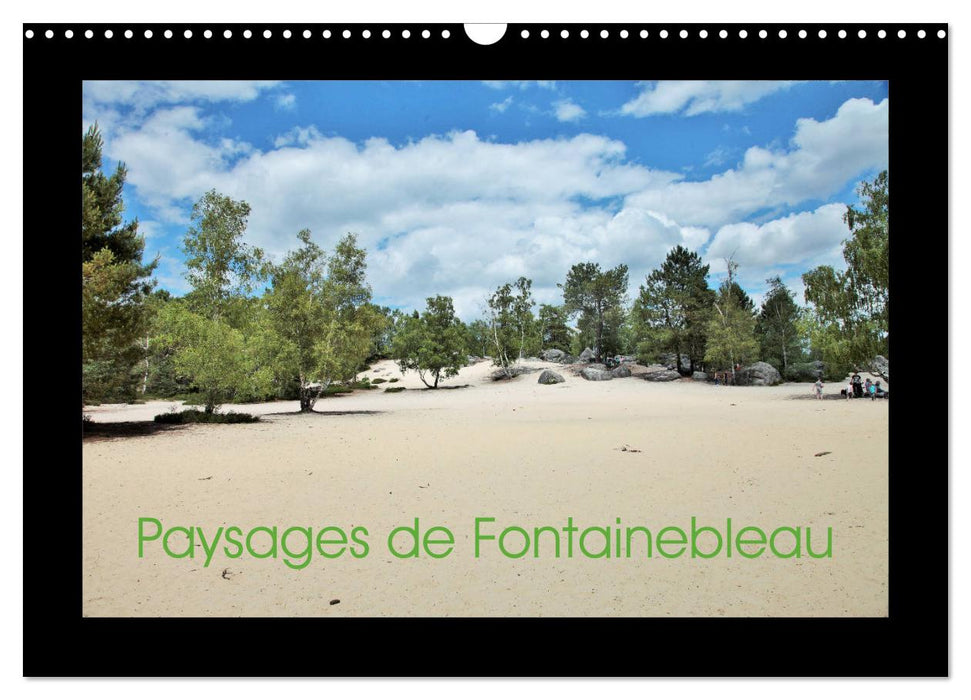 Paysages de Fontainebleau (CALVENDO Calendrier mensuel 2025)