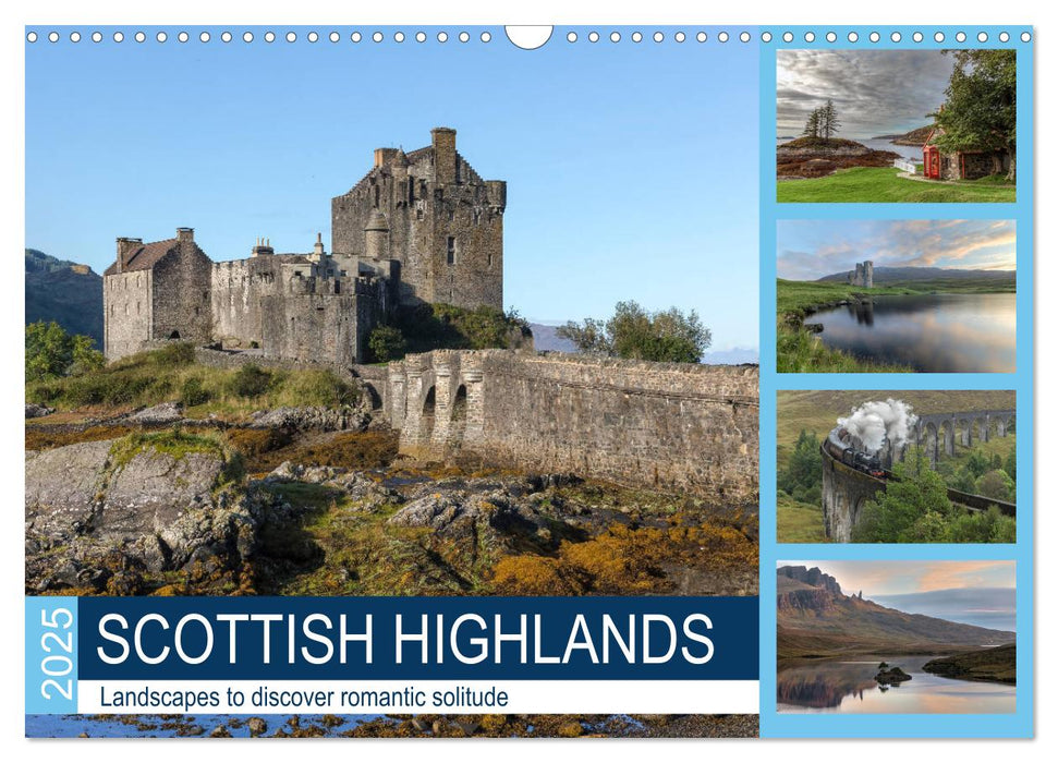 Scottish Highlands (CALVENDO Monthly Calendar 2025)