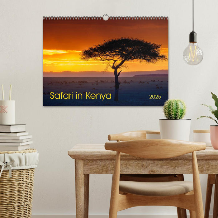 Safari in Kenya (CALVENDO Monthly Calendar 2025)