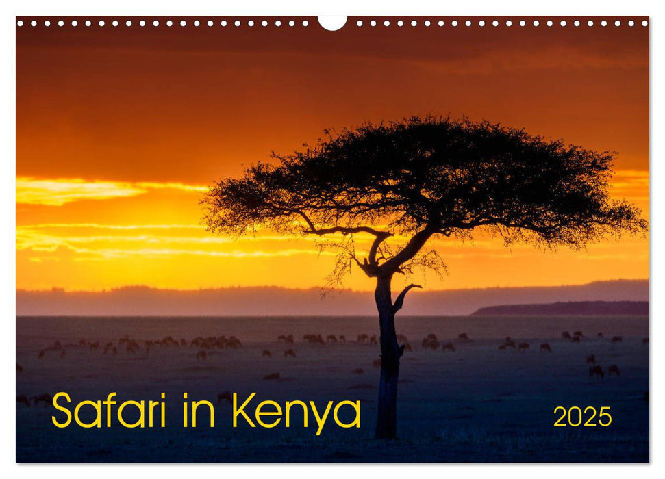 Safari in Kenya (CALVENDO Monthly Calendar 2025)