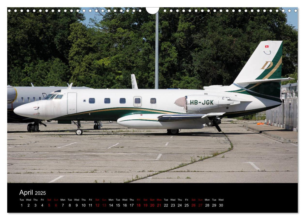 Bizjets (CALVENDO Monthly Calendar 2025)