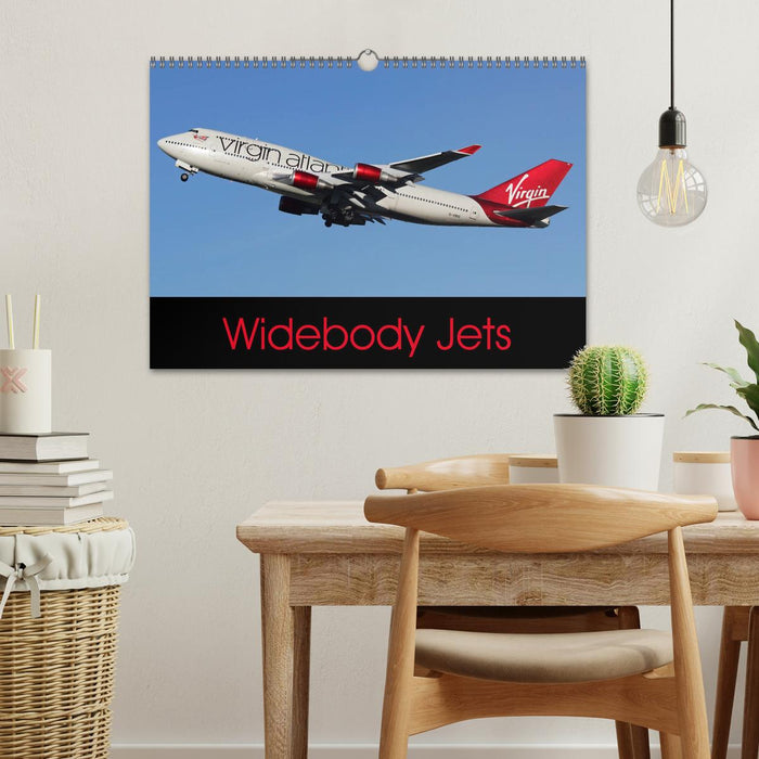 Widebody Jets (CALVENDO Monthly Calendar 2025)