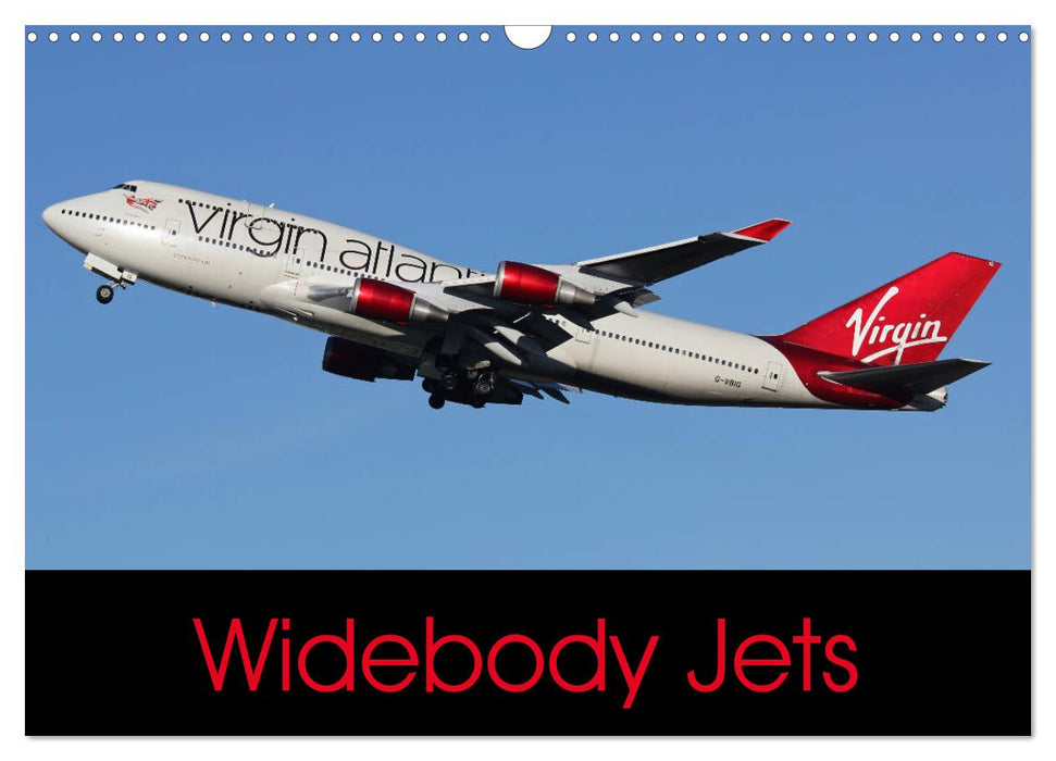 Widebody Jets (CALVENDO Monthly Calendar 2025)