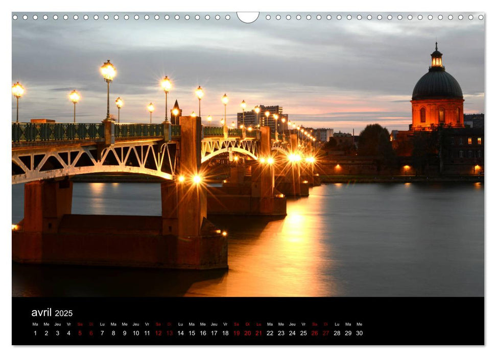 Toulousaine (CALVENDO Calendrier mensuel 2025)