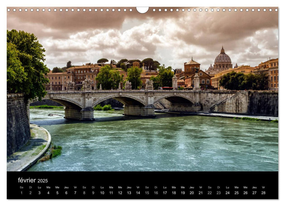 Rome, la splendide (CALVENDO Calendrier mensuel 2025)