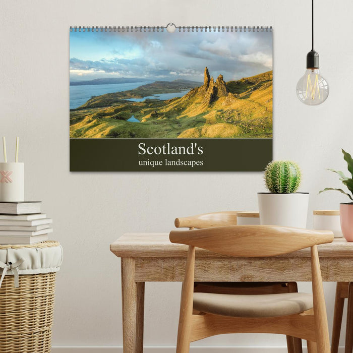 Scotland's unique landscapes (CALVENDO Monthly Calendar 2025)