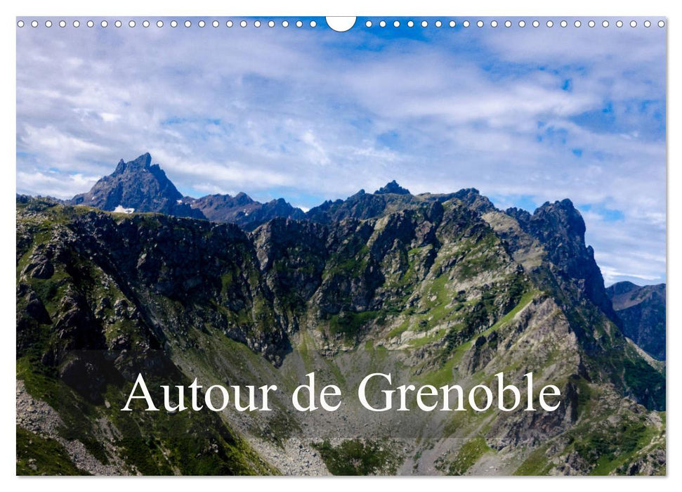 Autour de Grenoble (CALVENDO Calendrier mensuel 2025)