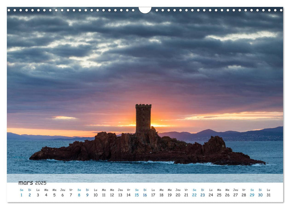 L'île d'Or (CALVENDO Calendrier mensuel 2025)