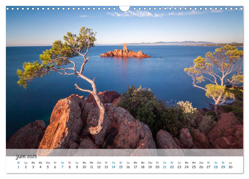 L'île d'Or (CALVENDO Calendrier mensuel 2025)