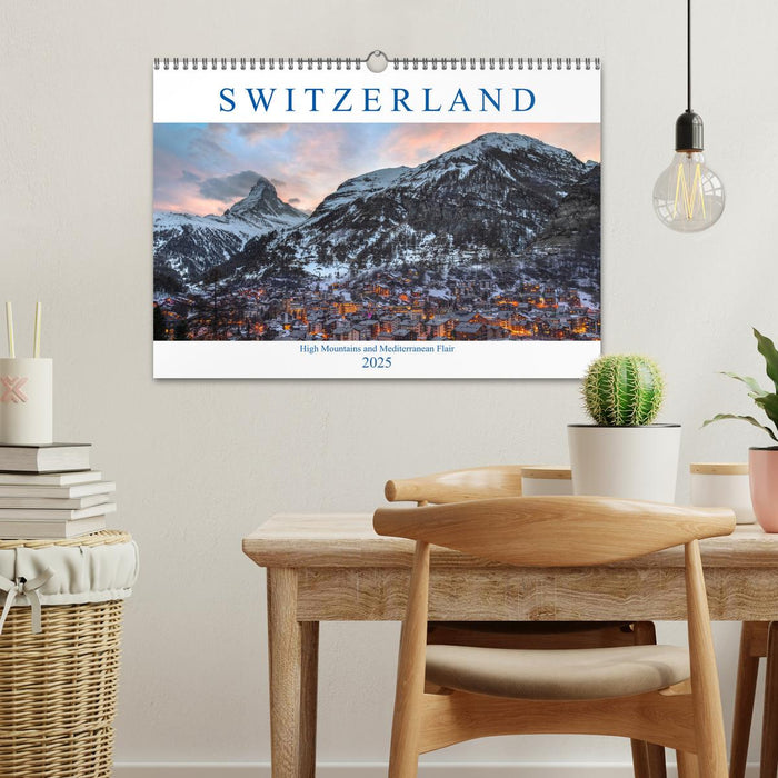 Switzerland (CALVENDO Monthly Calendar 2025)