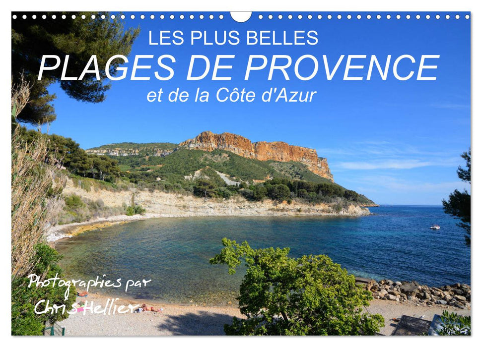 Les plus belles plages de Provence et de la Côte d'Azur (CALVENDO Calendrier mensuel 2025)