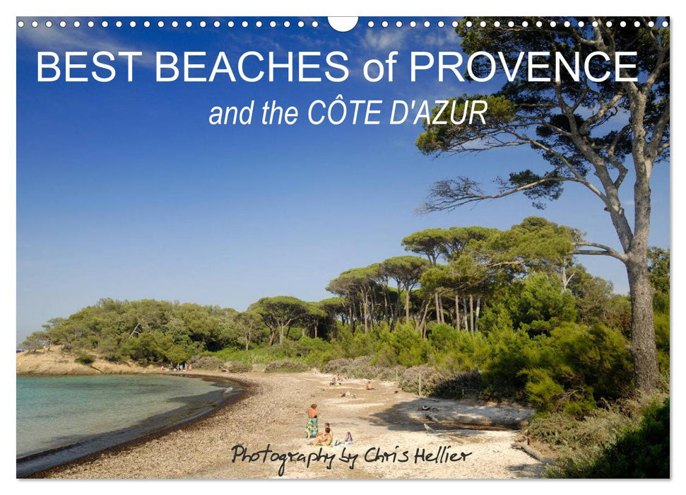 Best Beaches of Provence and the Côte d'Azur (CALVENDO Monthly Calendar 2025)