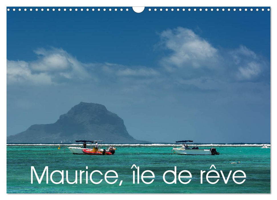 Maurice, île de rêve (CALVENDO Calendrier mensuel 2025)