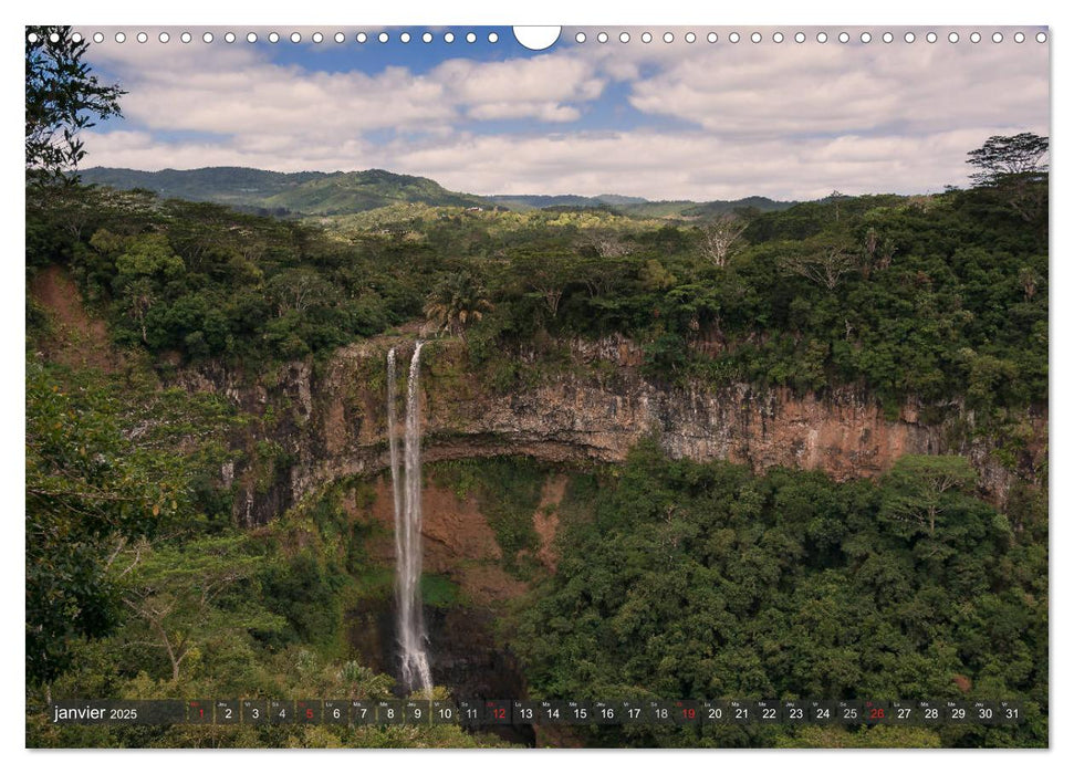 Maurice, île de rêve (CALVENDO Calendrier mensuel 2025)