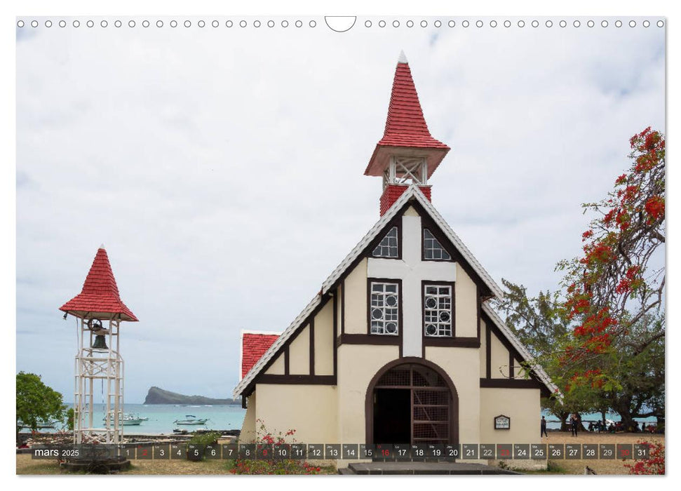 Maurice, île de rêve (CALVENDO Calendrier mensuel 2025)