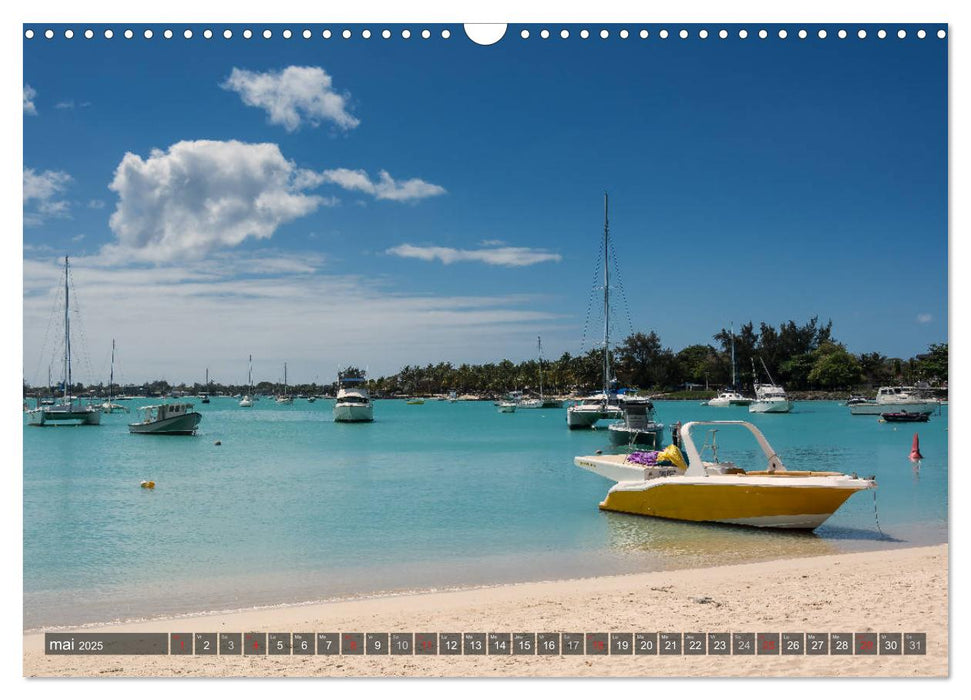 Maurice, île de rêve (CALVENDO Calendrier mensuel 2025)