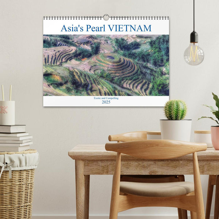 Asia's Pearl Vietnam (CALVENDO Monthly Calendar 2025)