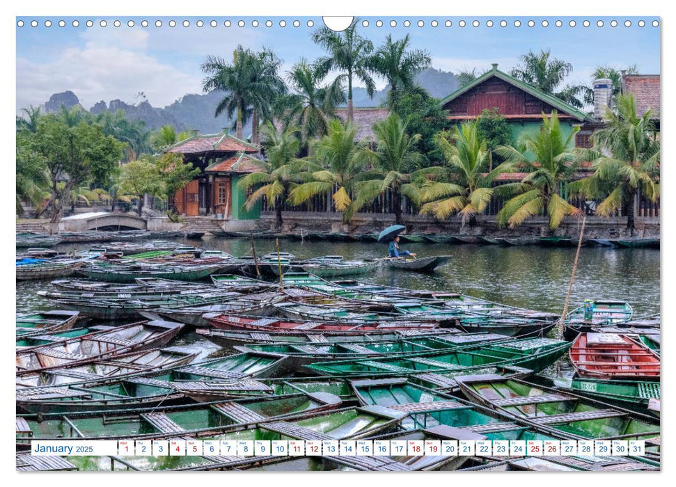 Asia's Pearl Vietnam (CALVENDO Monthly Calendar 2025)