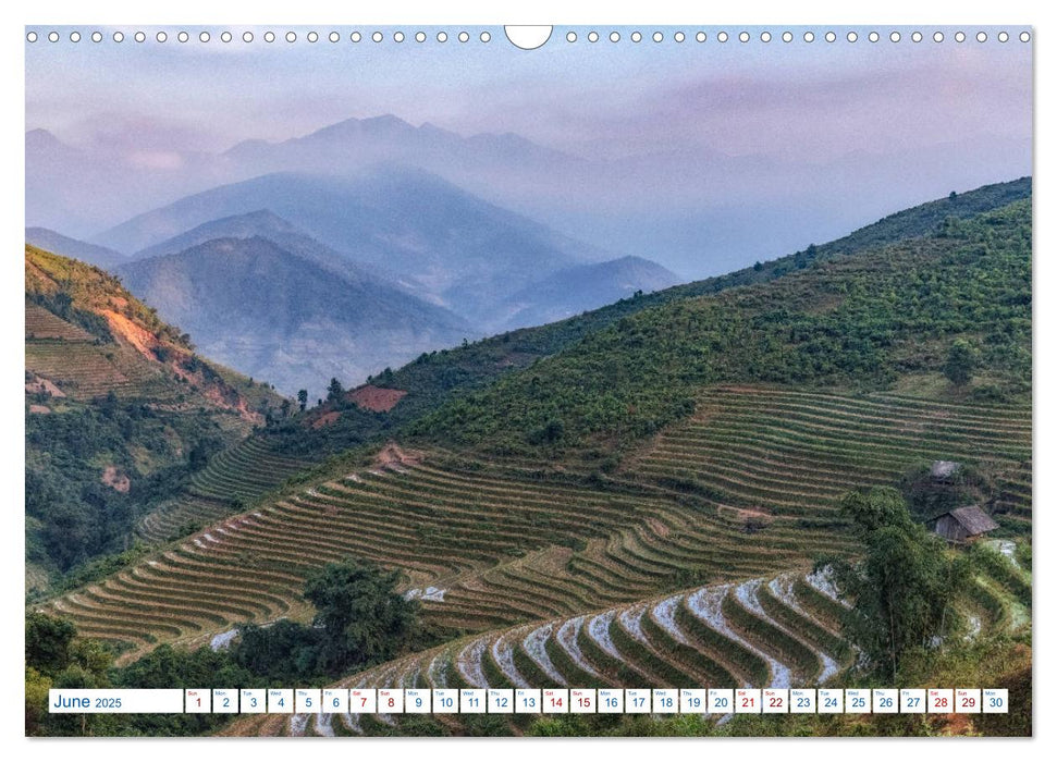 Asia's Pearl Vietnam (CALVENDO Monthly Calendar 2025)