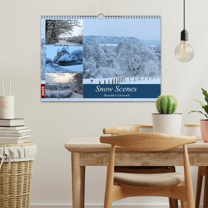 Snow Scenes (CALVENDO Monthly Calendar 2025)