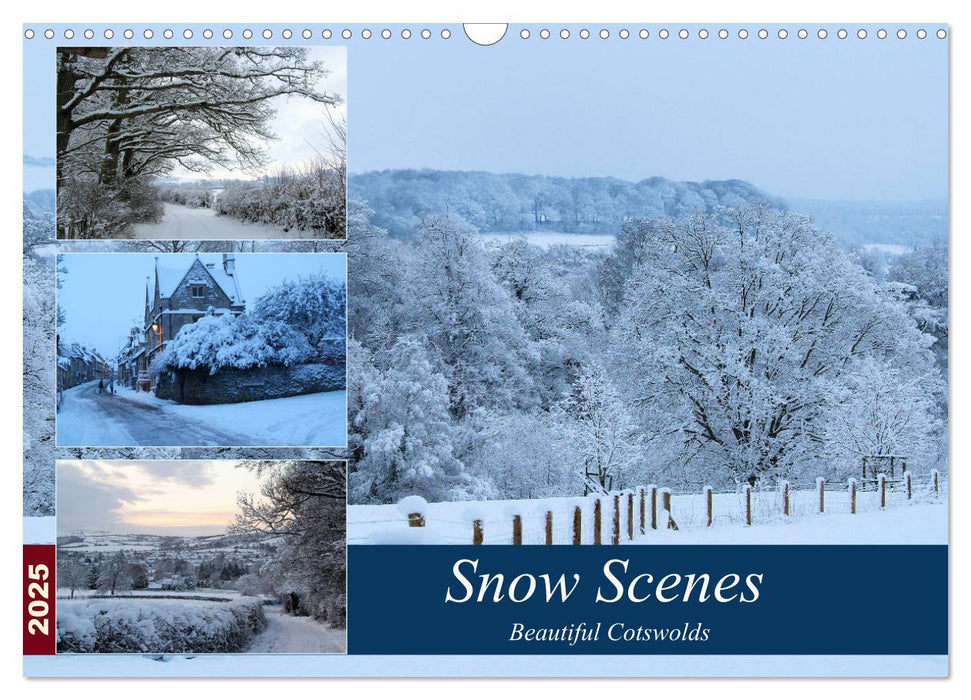 Snow Scenes (CALVENDO Monthly Calendar 2025)