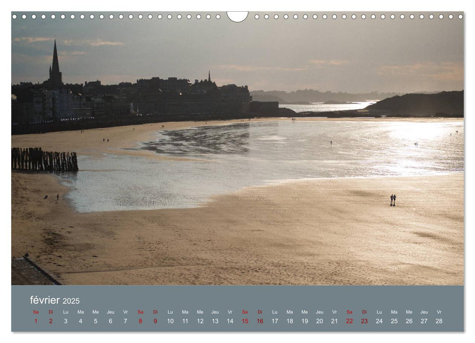 Sillonnez la plage (CALVENDO Calendrier mensuel 2025)